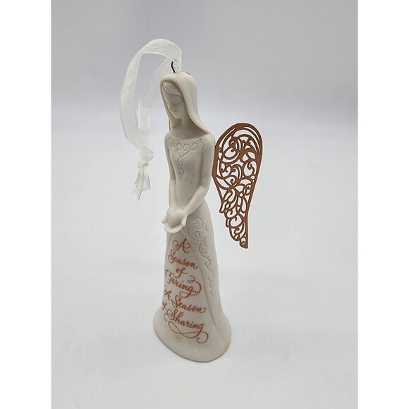 Hallmark Other - HALLMARK 2013 PORCELAIN & METAL ORNAMENT~CARING ANGEL